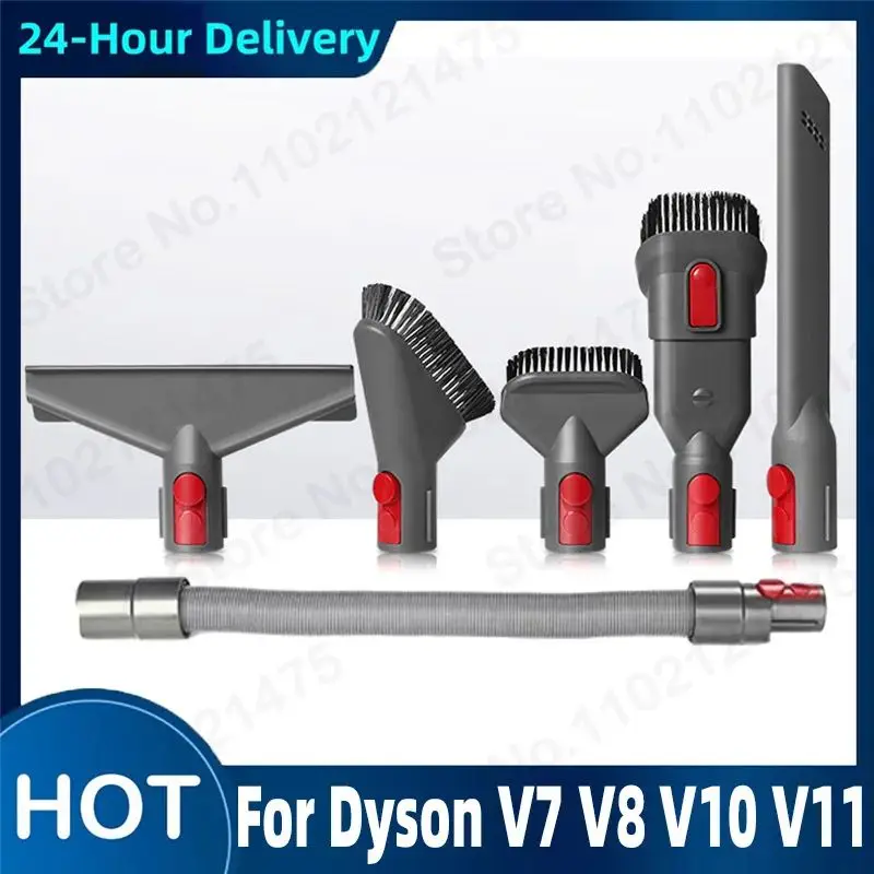 ダストブラシ吸引ヘッド交換アクセサリーダイソン V7 V8 V10 V11 ロボット掃除機コネクタホースキット部品