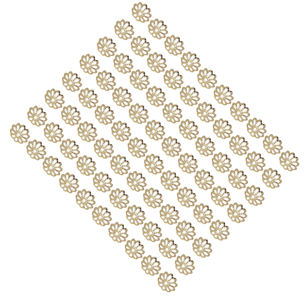 

1000 PCS Natural Pendant Accessories Spacer Beads Caps for Jewelry Making Hollow