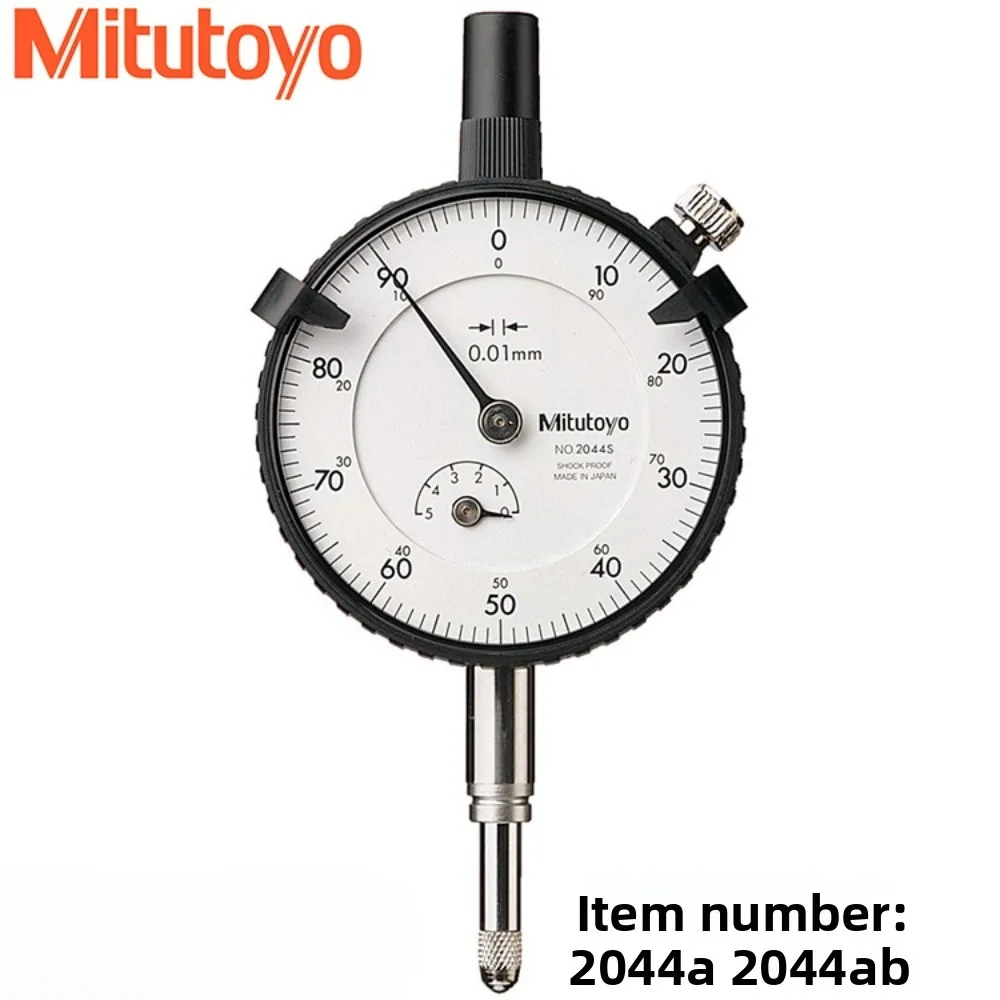 

Mitutoyo Japan pointer dial gauge 2046A Japanese metal high-quality high-precision measuring tool range 0-10mm resolution 0.01mm