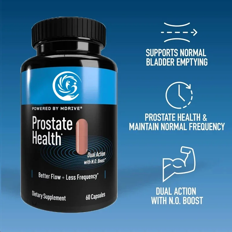 Men's Prostate Health, Dual Effect, Promotes Flow and Normal Frequency, 60 Vegetarian Capsules