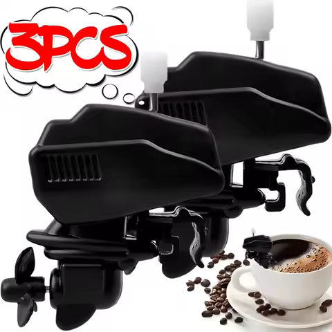 3/1pcs Wind Up Mini Boat Motor Coffee Stirrer Sturdy Easy To Clean Boat Engine Coffee Stirrer Unique Boat Coffee kitchen Stirrer