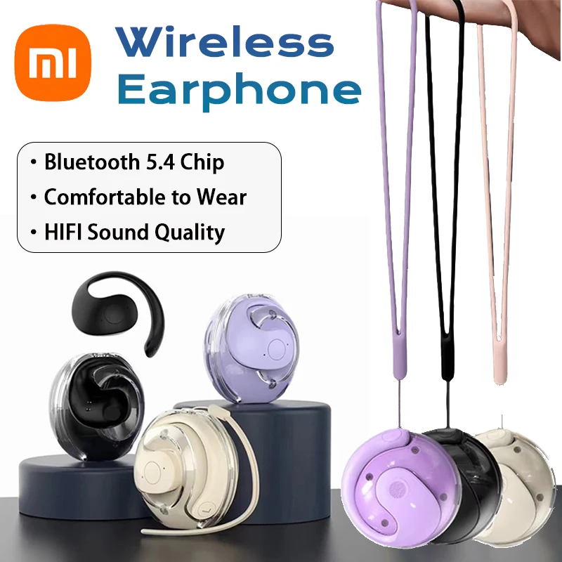 Xiaomi Wireless Bluetooth 5.4 Headphone HiFi Sound Ear Hook Sport Music Gaming Earphone IPX5 Waterproof Headset For Android iOS