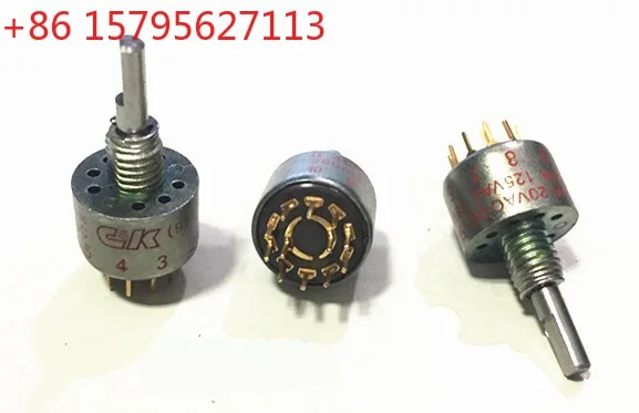 1PCS New original C&K MA04 small rotary band switch 2-blade, 4-position rotary toggle switch shaft length 16MM