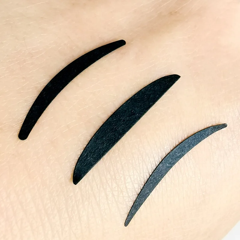 Auto-adesivo olhos adesivo preto duplo eyeliner fita beleza eyeliner adesivo fita da pálpebra smoky tatuagem olho cosméticos maquiagem ferramenta