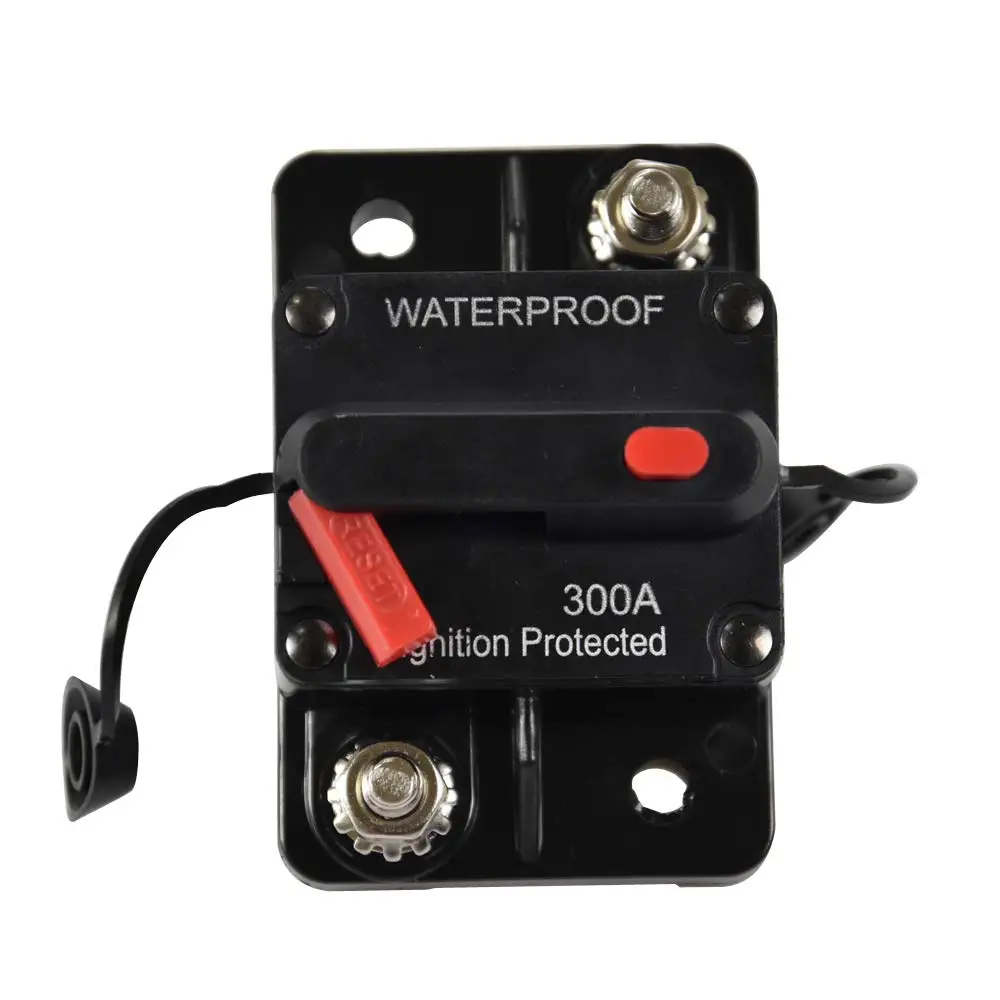 Circuit Breaker Car Auto Boat Stereo Audio Fuse,30-300 A Amp Manual Reset Circuit Breaker Car Auto Boat Audio Stereo Fuse Plug