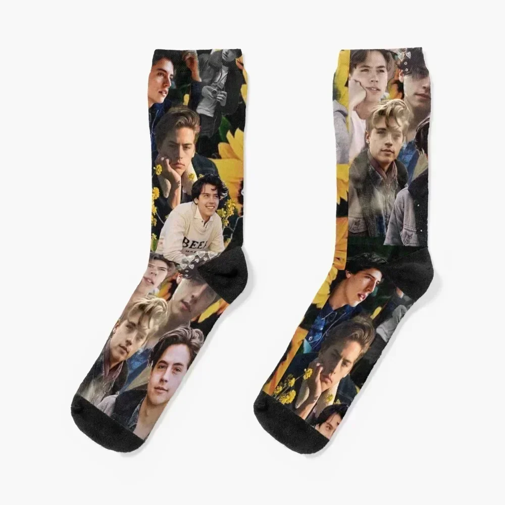 

Cole Sprouse Socks Hiking boots luxe new year cartoon Socks Men's Women's