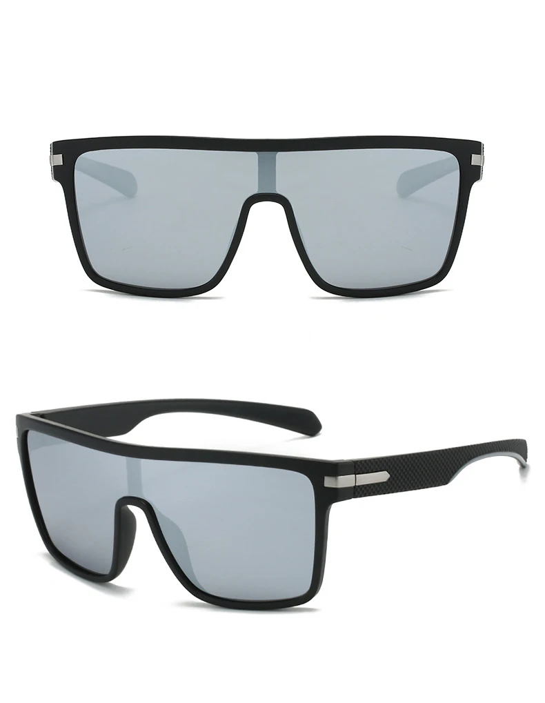 HD Polarisierte Sonnenbrille Männer und Frauen UV400 Sonnenbrille Marke Designer Goggle Spiegel Einteilige Objektiv Brillen – Detail 11