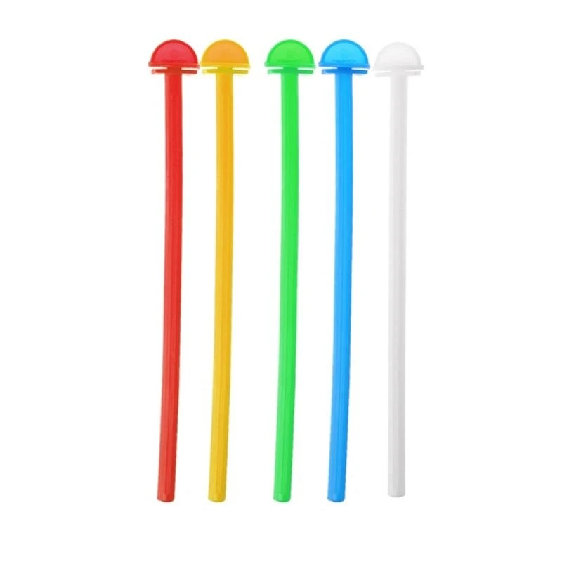  Bird Perch Parrot Plastic Standing Bar Random Color Rod Corner Stand for Birdbath Small Birds Training Toy 5 Pieces