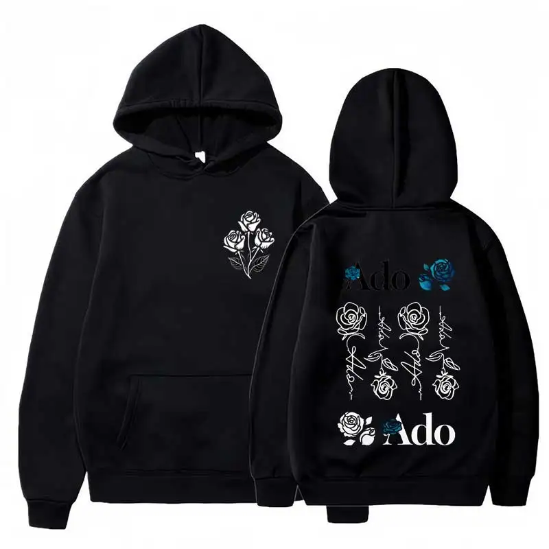 Ado 2026 World Tour Collection Cherry Blossom Hoodie – Geeignet für Männer und Frauen, mit einem modischen japanischen Casual-Style-Pullover. – Detail 6