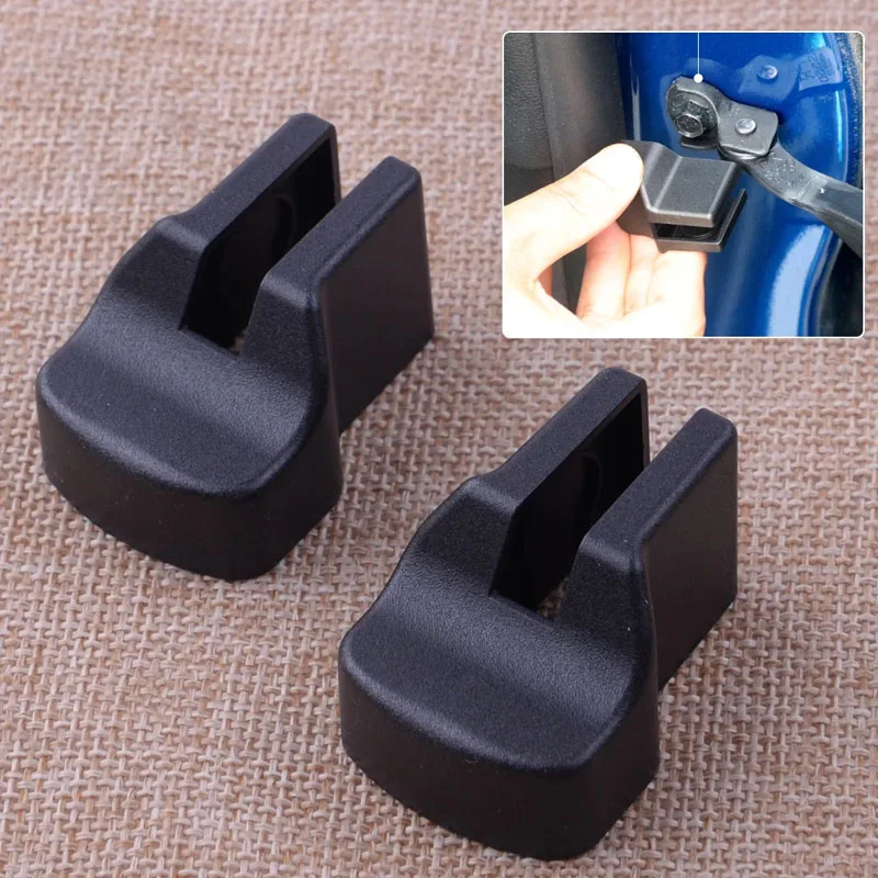 2pcs Automotive Door Limiter Protective Cover Modification Accessories Suitable for Ford Mustang 2015-2018 Door Limiter Cover