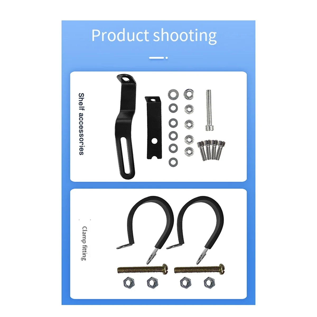 ABKM Lega di alluminio Ciclismo su strada Bici Portapacchi anteriore per bicicletta Borse laterali Borsa per bagagli Staffa per mensola Tronco per parti di biciclette