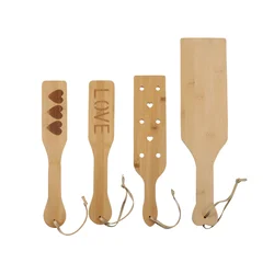 4 Styles Bamboo Spanking Paddle BDSM Impact Games Fetish Tools Adult Products 18 Sex Accessories Erotic Products For Couples