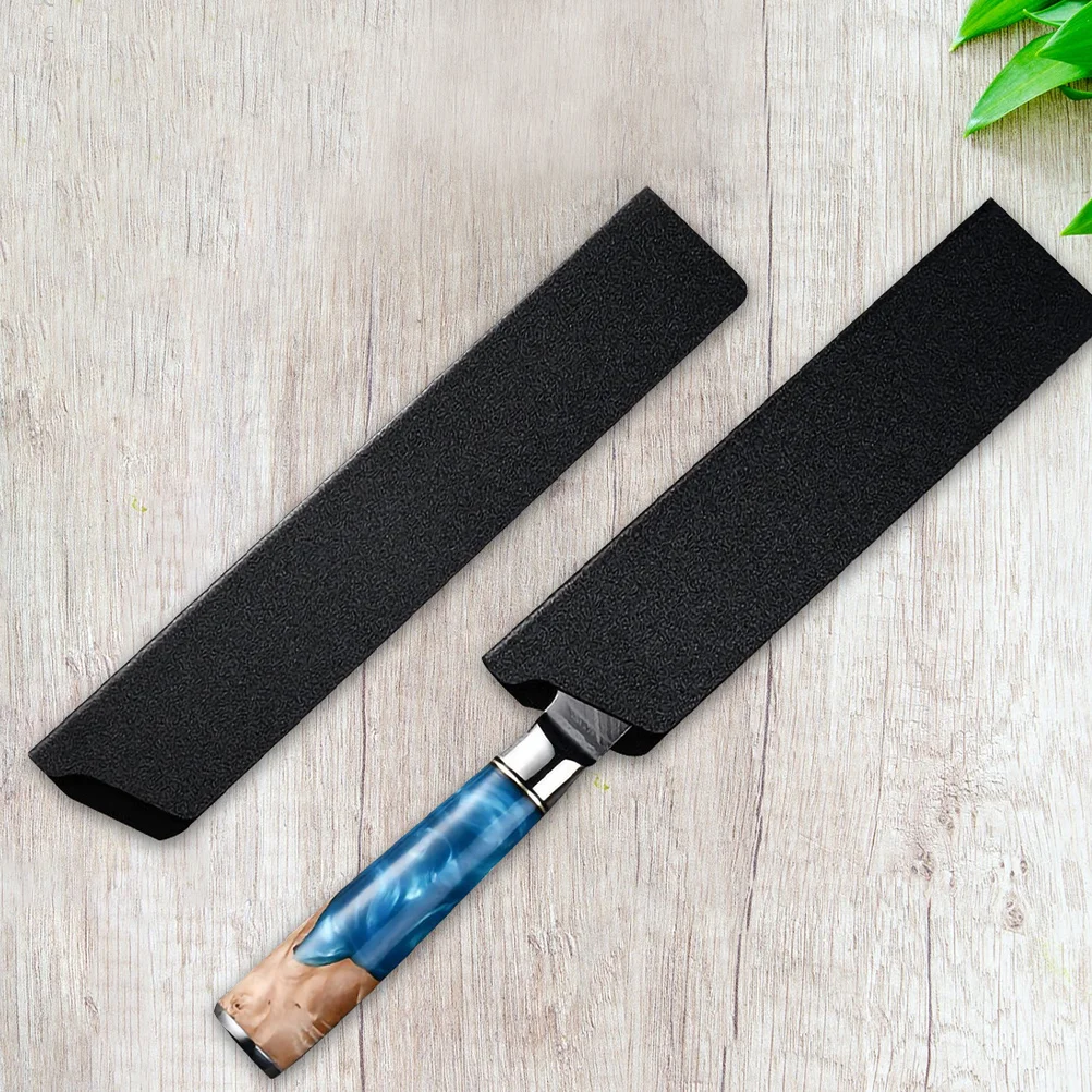

5pcs Cutter Covers Set Flocking Lining Waterproof Protection For Kitchen Camping Bread Cutting Tools Durable Storage Holder