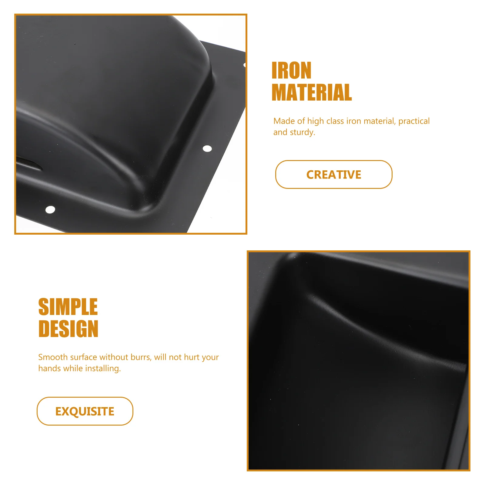 Simple Iron Speaker Handle Sturdy Black Handle For Box Durable Stage Speaker Grasp Heavy Duty Carrying Accessories