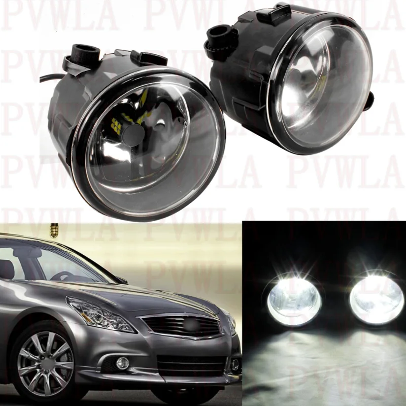 

2pcs Front Bumper Fog Lamp Lights With LED Bulbs 261508990B For Infiniti G37 2010 2011 2012 2013