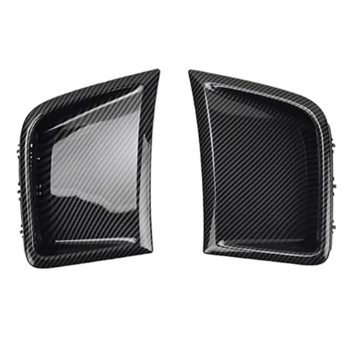 Imagen 1 del producto Cubierta de salida de guardabarros de motor de fibra de carbono para Subaru STI WRX GRB Wagon 10, 2008-2014, parachoques delantero, embellecedor de ventilación de aire