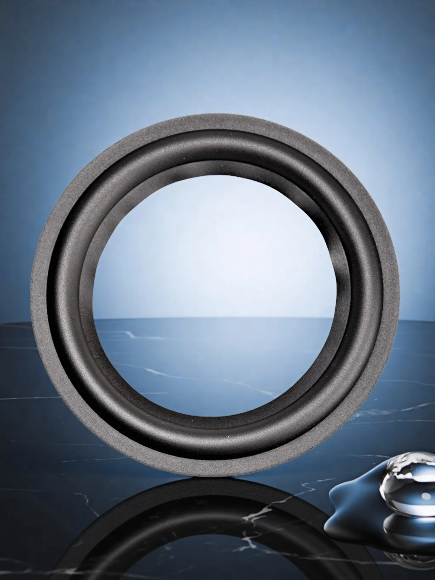 2 STUKS 4-12 inch woofer Luidspreker Reparatie Onderdelen Rubber surround rand Opvouwbare Ring Subwoofer (100 ~ 300mm) 4 5 6.5 7 8 10 12 - afbeelding 2