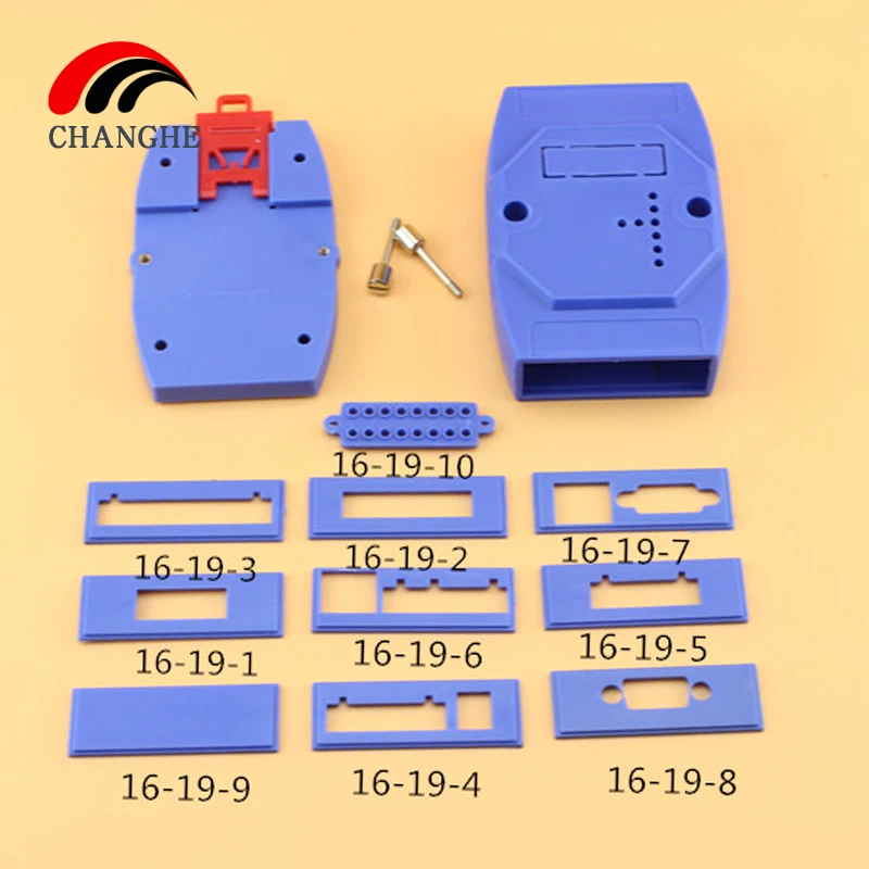 Adam module box, instrument housing, guide rail housing, plastic electrical junction box 100 * 70 * 25mm