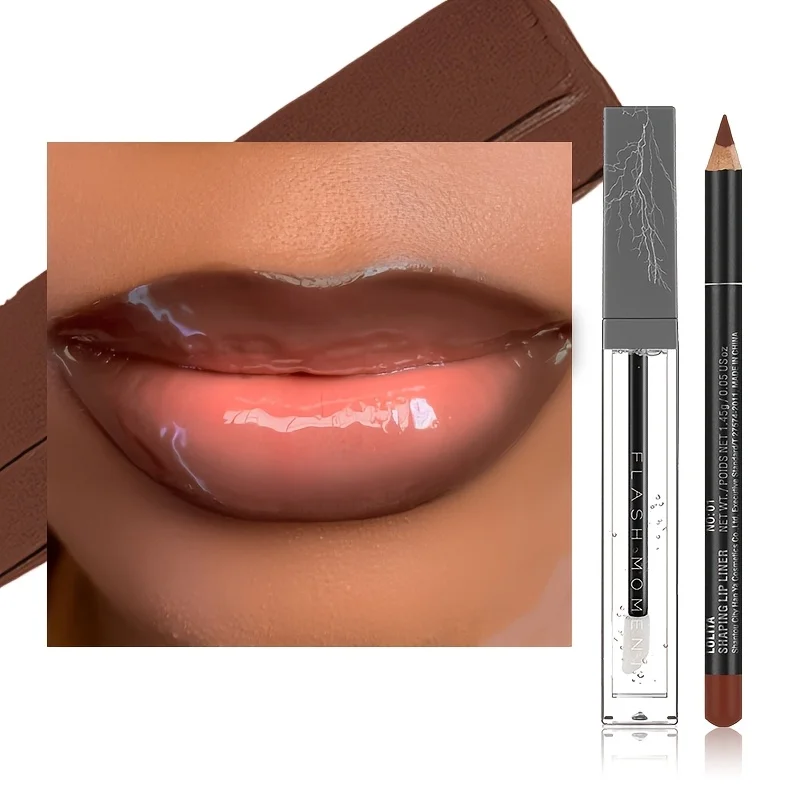 Juego de delineador de labios y aceite de labios de larga duración: crea un aspecto de labios impresionante y versátil con nuestro dúo de maquillaje de labios todo en uno! Halloween M