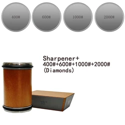 Rolling Knife Sharpener Magnetic Knife Holder Diamond Sharpening Stone with15°18°20°22°Degrees Angle Roller Kitchen Accessory