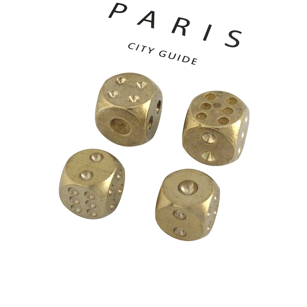 1pcs Solid Brass Bar Games Dice Manual Polishing Six Sided Home Bar Party Supplies 2 Sizes 13mm/ 15mm