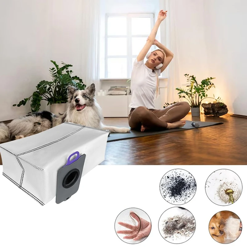 Paquete de 10 bolsas de vacío compatibles con Narwal Freo Z Ultra, bolsa de polvo de repuesto especializada para Narwal Freo Z Ultra