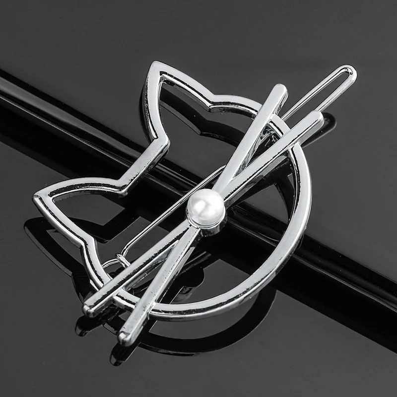Neue Mode Metall Liebe Herz Haar Clip Elegante Perle Runde Haarspange für Frauen Mädchen Süße Haarnadeln Barrettes Haar Zubehör – Detail 35
