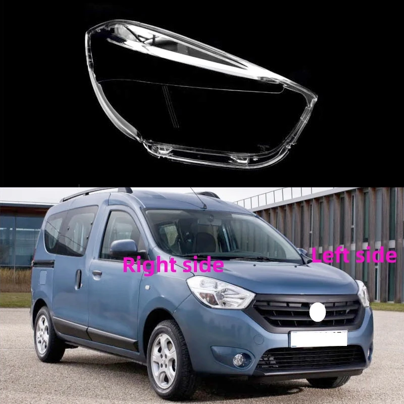 For Renault Dokker Van 2013 Car Headlight Shell Cover Replacement Headlamp Lens Headlight Glass