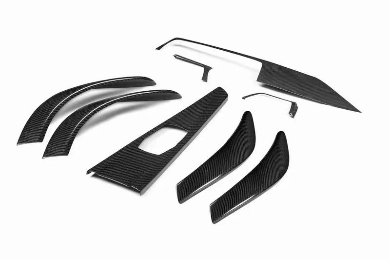 6PCS Dry Carbon Fiber Stick-on Interior Trims for BMW F82 M4