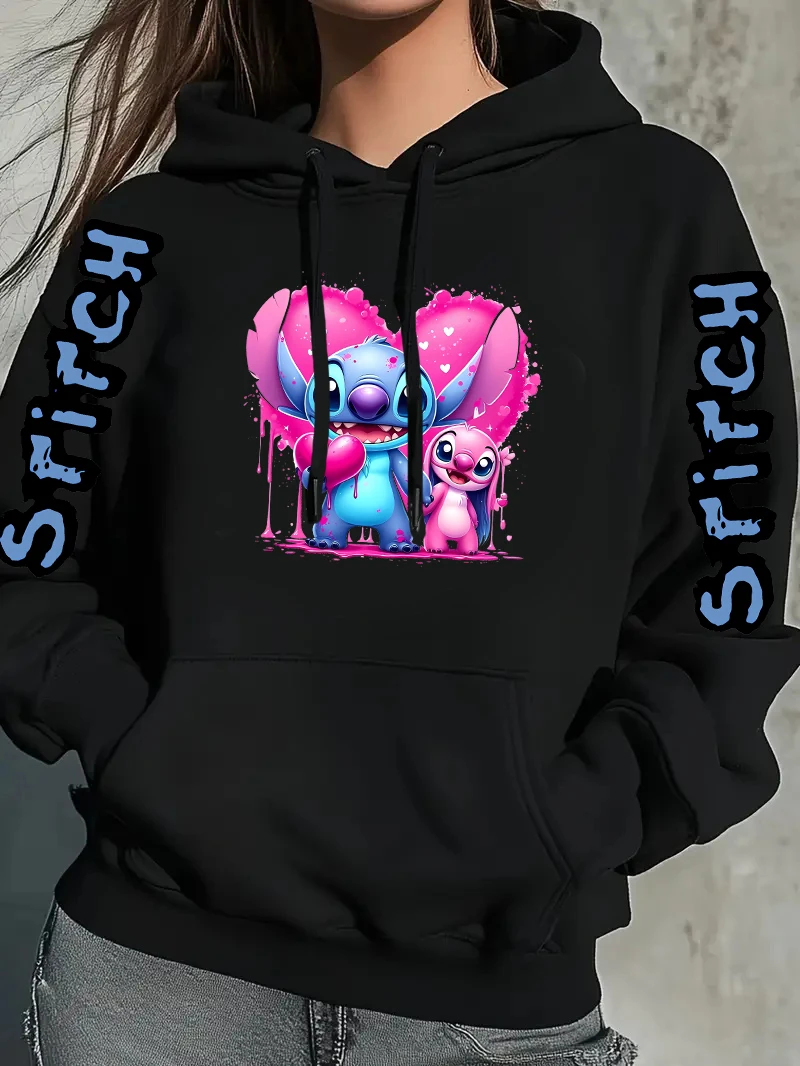 

Kawaii Stitch Disney Hoodie Y2k Clothes Hoodies Stitch Women Clothing Long Sleeve Hoodie Sweatshirt Hoodies Y2k Women Clothing