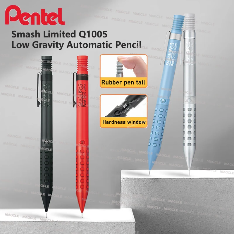 

Pentel Smash Mechanical Pencils 0.5mm Q1005 샤프 Non-breaking Lead Core Automatic Pen Professional Writing Smooth Drawing Supplies
