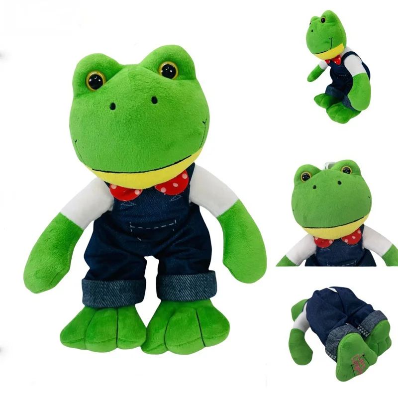 29cm Exquisite Frog Plush Toys Cute Frog Girl Funny Festival Gifts Decorative Ornaments Companion Doll Gifts For Children Friend