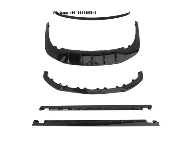 For Flying Spur BODY KITFlying Spur W12 to Small Carbon Body Kit Full Set Front Lip Rear Diffuser, Side Skirts Rear Wing