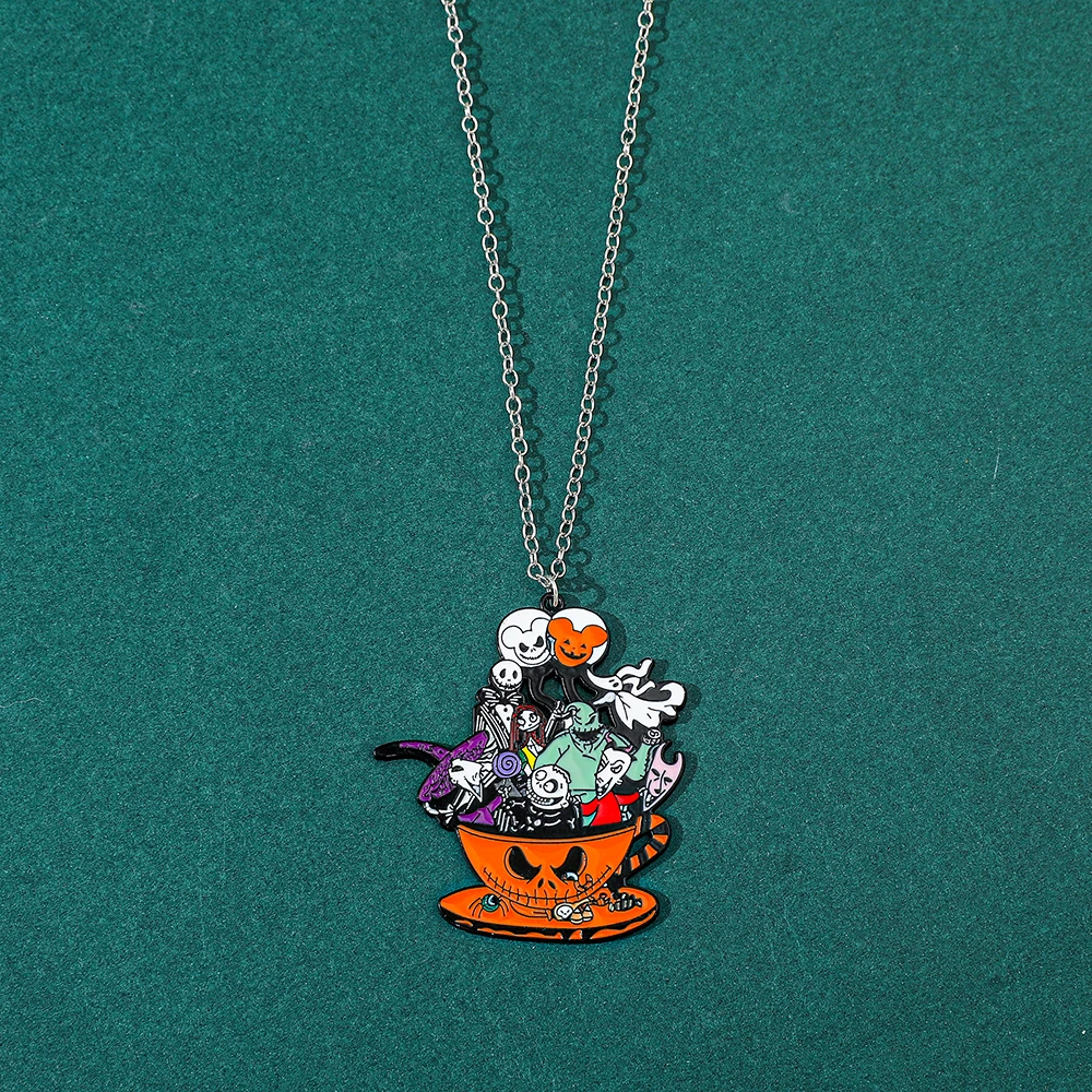 Anime Peripherals Disney Cartoon Creativity The Nightmare Before Christmas Necklace Pendant Deliver My Friend Gift