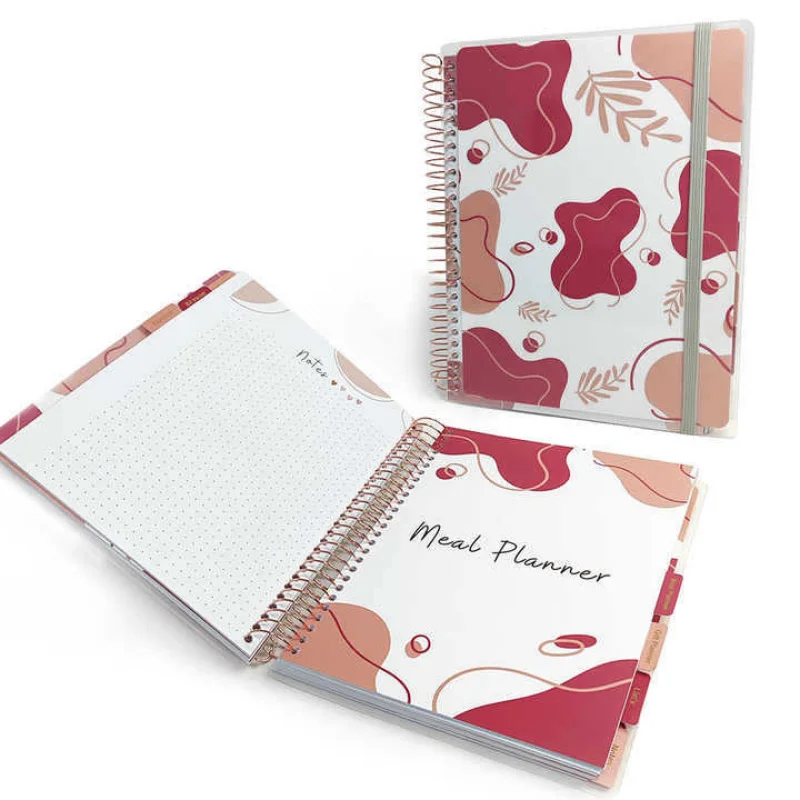 Customized Coil Notebook Custom A5 Hardcover Cover Homework Diary Blank Loose-leaf Notebook Printing