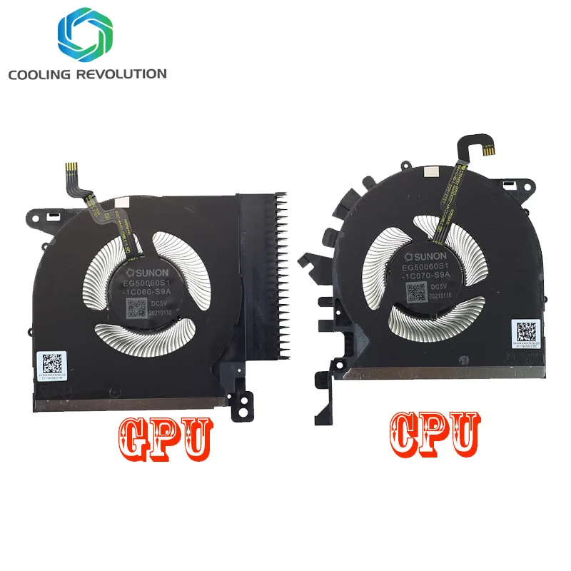 Laptop CPU GPU Cooling Fan DC5V for HP ZBOOK15 Studio G8 M74254-001