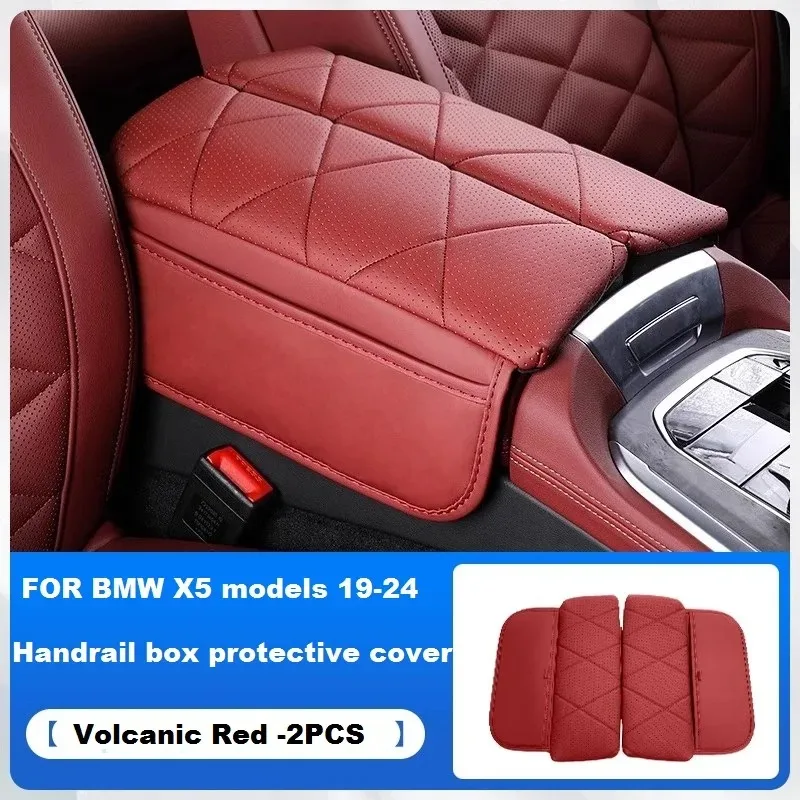 

Car Armrest Box Height Pad Leather Memory Foam Pad For BMW X5 From 2019 to 2024 Auto Center Armrest Protective Cushion Support