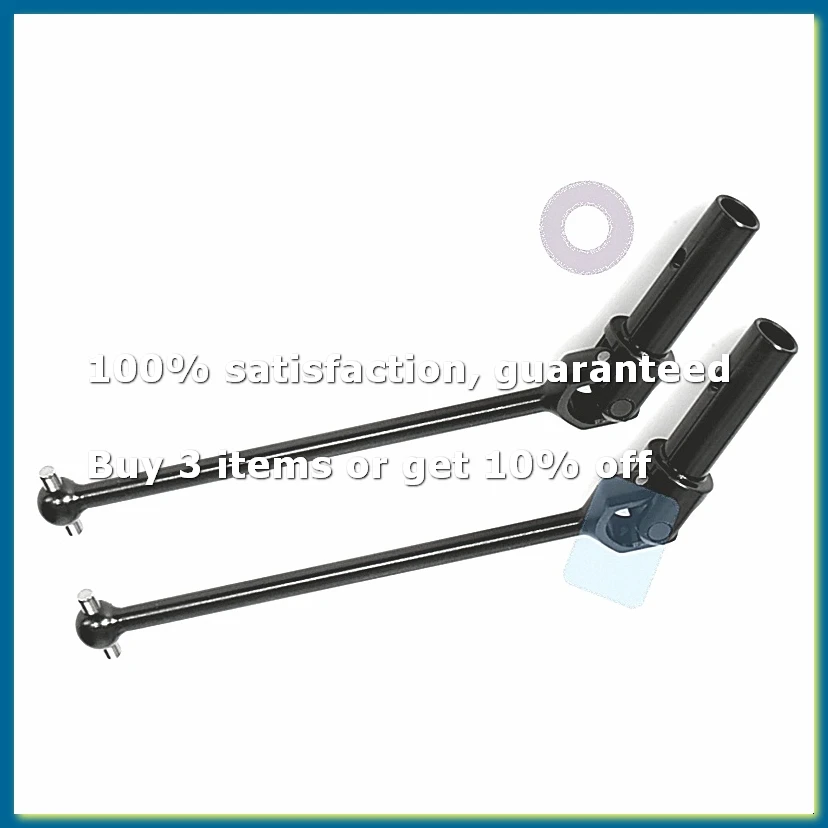 2pcs Metal Front Drive Shaft CVD Driveshaft for 1/7 KM - Citron C3 RC Car Upgrade Parts-ANKL