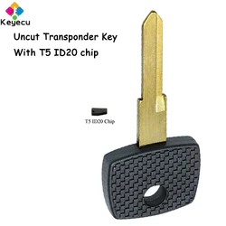 KEYECU Replacement Transponder Chip Car Key With T5 ID20 Chip & Uncut Blade Fob for Mercedes-Benz Vito Actros Sprinter V Class