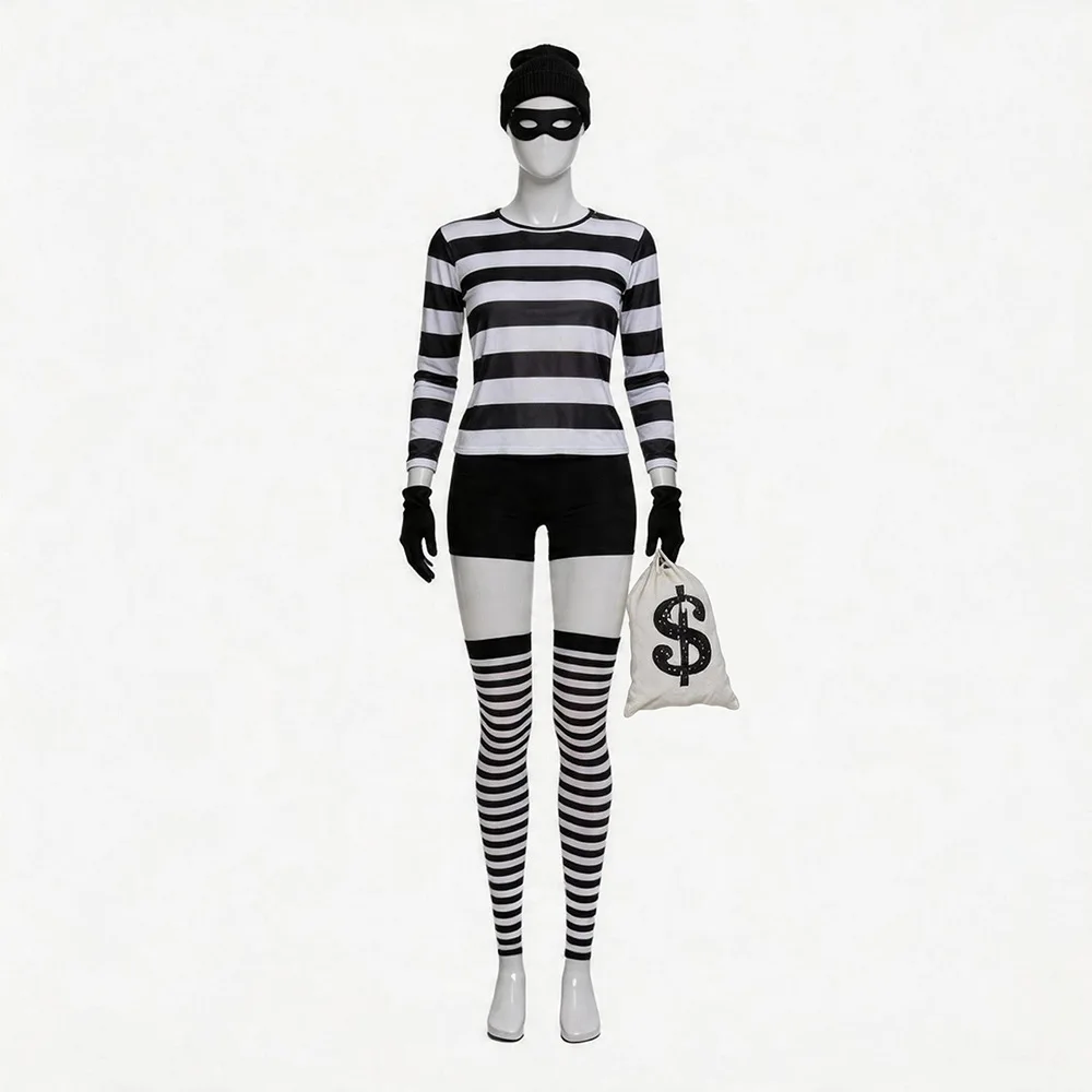 costume-de-cosplay-d'anime-ensemble-complet-de-deguisement-de-voleur-raye-noir-et-blanc-jeu-de-role-halloween-performance-scenique-pour-adultes