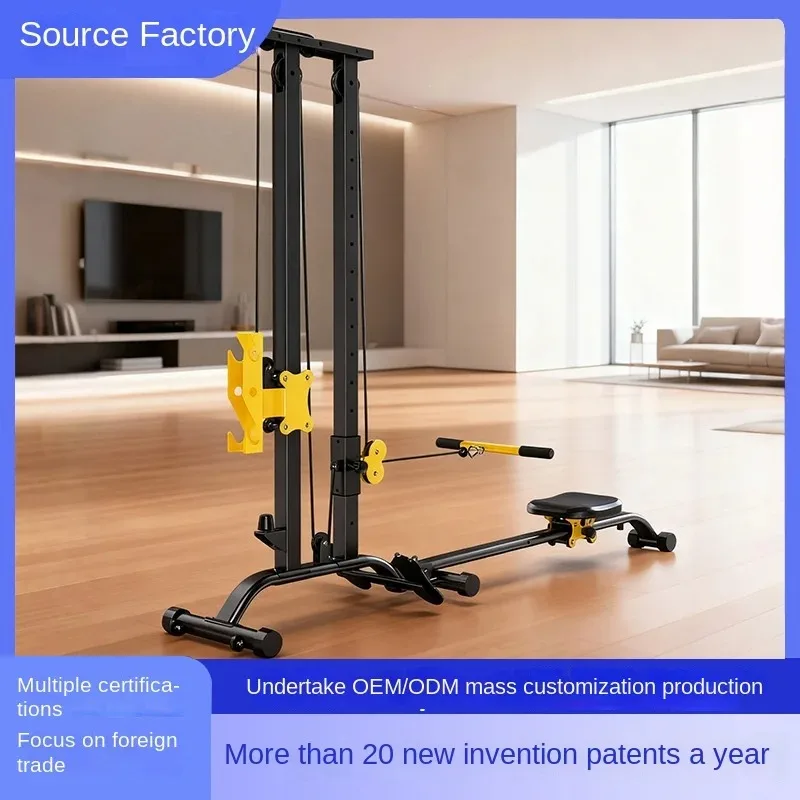 

High-rise Steel Fitness Equipment Multi-functional Dumbbell Training Device With Pull Back Rowing Machine 120kg Capacity