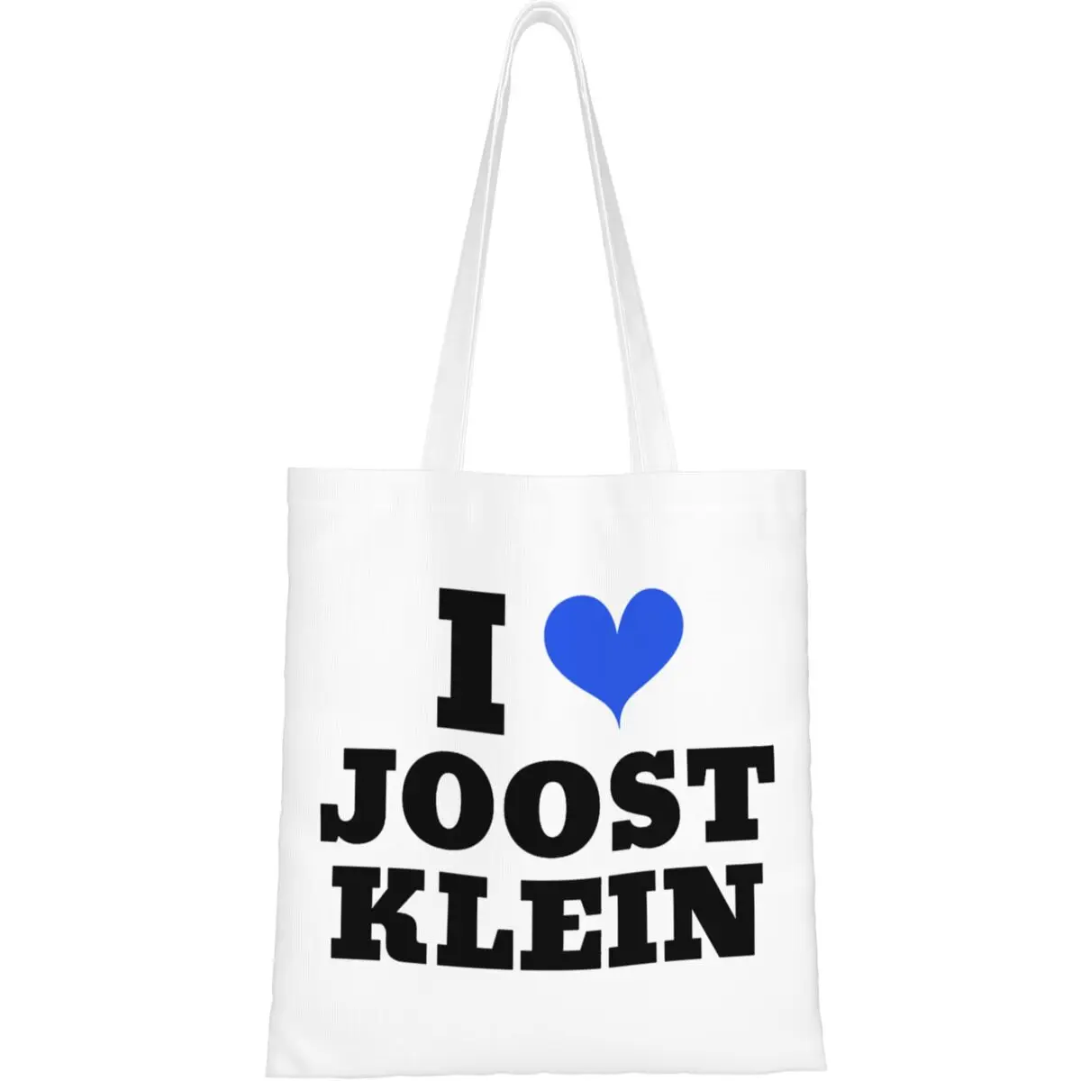 

I Love Joost Klein B1 Merch Canvas Tote Bag for Women Simple style Grocery Bags Handbang