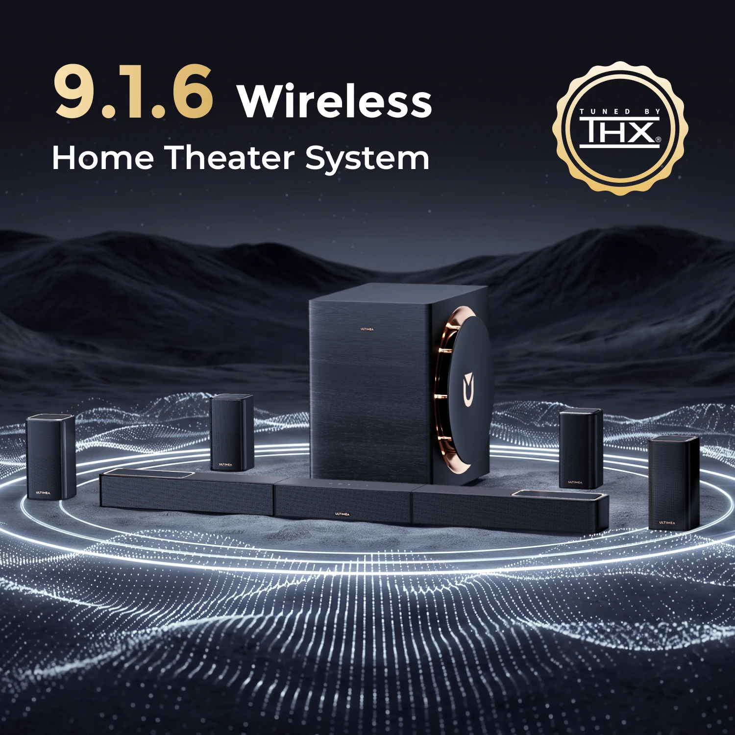 ساوند بار ULTIMEA Skywave X100 - مراجعة Home Cinema Atmos وسعره