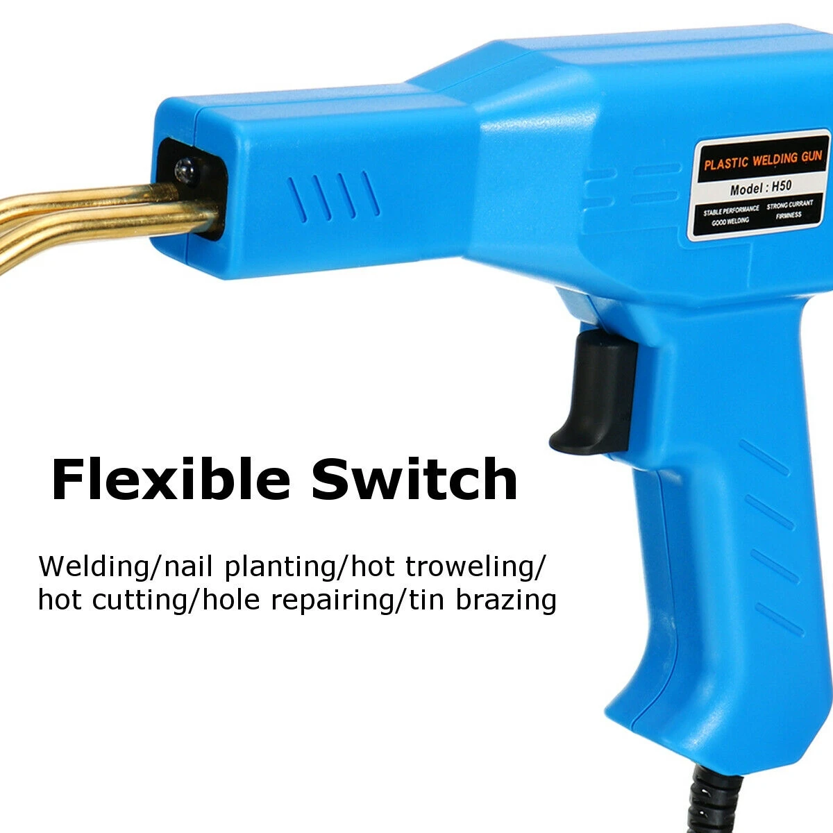 Plastic Welding Machine Car Bumper Repair Welding Tool Ergonomic Hot Stapler Machine Soldering for Plastic Staple Machine Garage