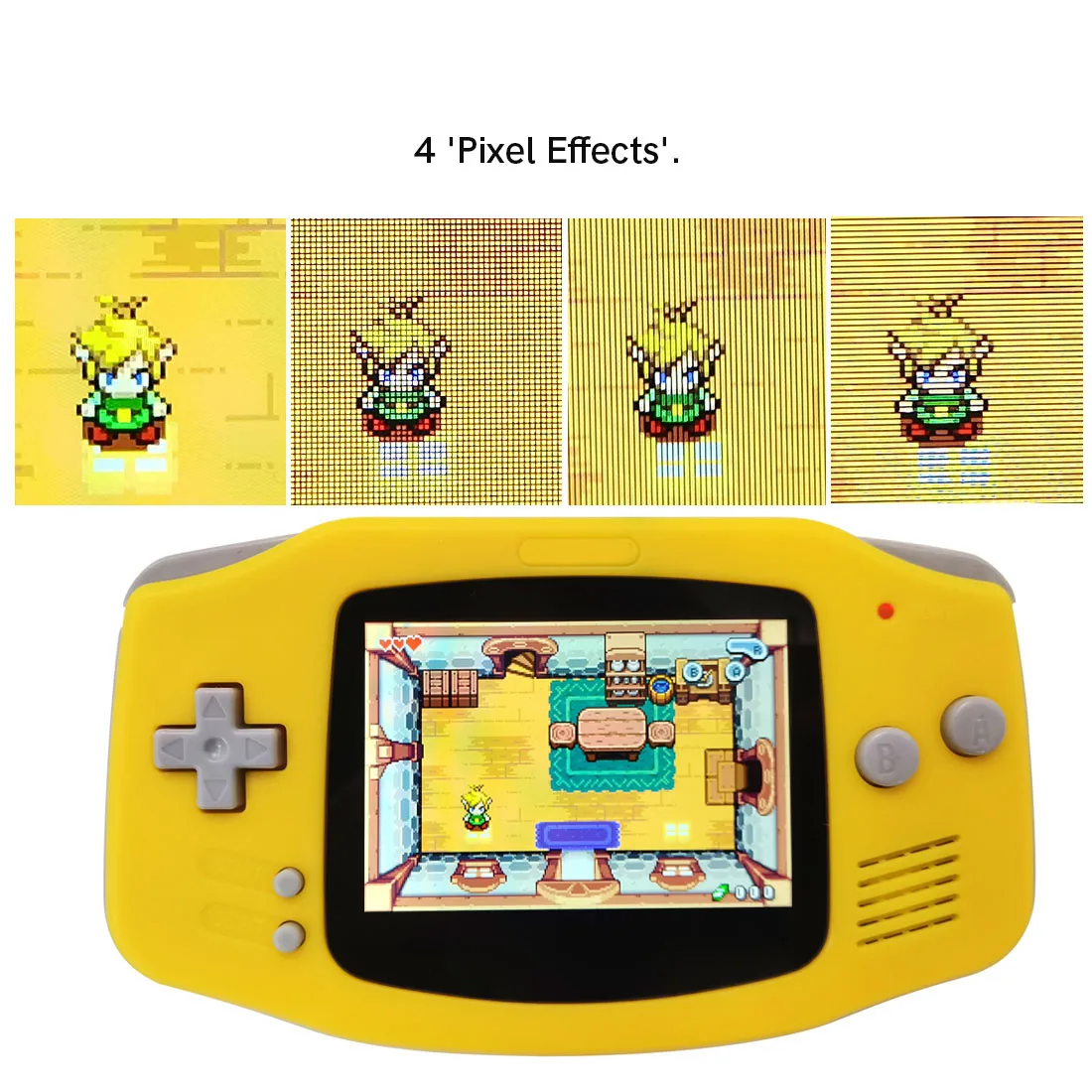 Легко установить 3,0 дюйма GBA IPS V5 комплекты ЖК-экранов для Gameboy Advance Console 15 уровней яркости Ретро Pixel mode с оболочкой чехол