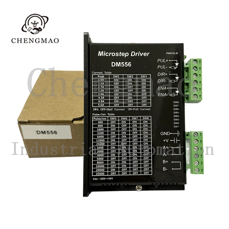 New Original Microstep Motor Driver DM542 DM556 Suitble for 42 57 Stepper Motor Nema17 Nema23 Supply Voltage 20-50V DC 1-5.6A