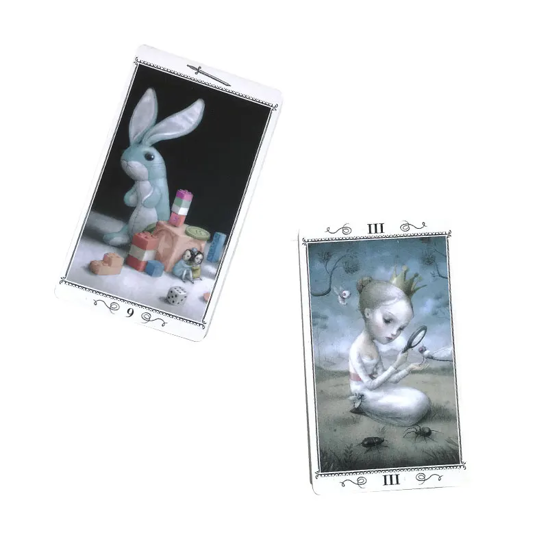 Hot sales Nicoletta Ceccoli Tarot Oracle Card Fate Divination Prophecy Card Family Party Game Toy Tarot 78 Card Deck PDF Guide