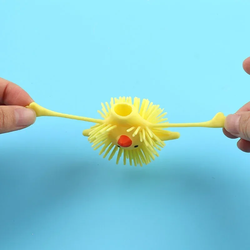 2 pezzi 4,5 cm morbido TPR animale forte burattino da dito elastico giocattolo per bambini regalo colore casuale