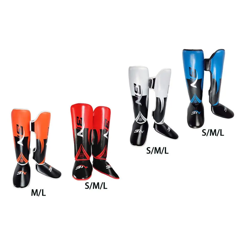 Shin Guards for Kickboxing Muay Thai MMA Karate Martial Arts Taekwondo or Kick