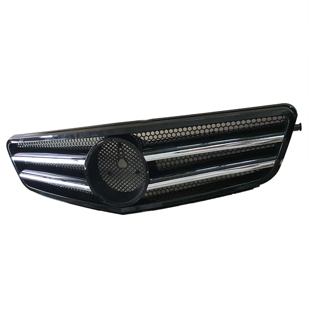 Brand New Black Front Hood Kidney W/Moulding Grille  Grills For Mercedes Benz W204 CL C-CLASS 2006-up